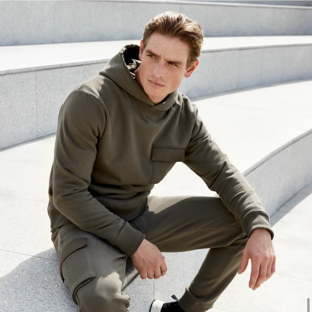 WAHTS EUC Vance Tech Luxury Hoodie Hooded Sweatshirt L Green - Picture 10 of 11